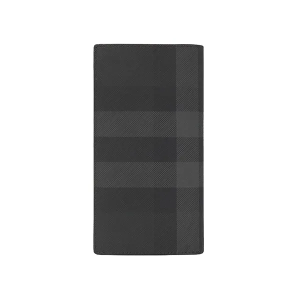 Ví Burberry Check TB Long Folding Card Case Charcoal - 80646031 Màu Đen