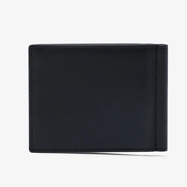 Ví Nam Lacoste Folding Wallet With Bill Clip NH4404FG 000 Màu Đen