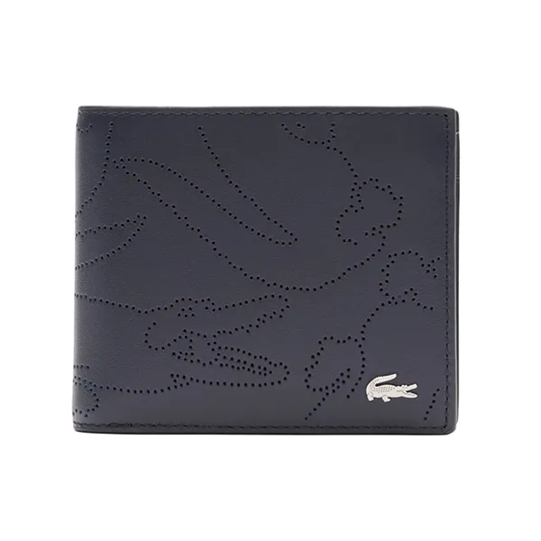 Ví Nam Lacoste Men's Wallet Fg Medium NH5086FW R68 Màu Xanh Đen