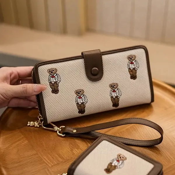 Ví Nữ Beibaobao M881 2000214250091 Màu Trắng Nâu