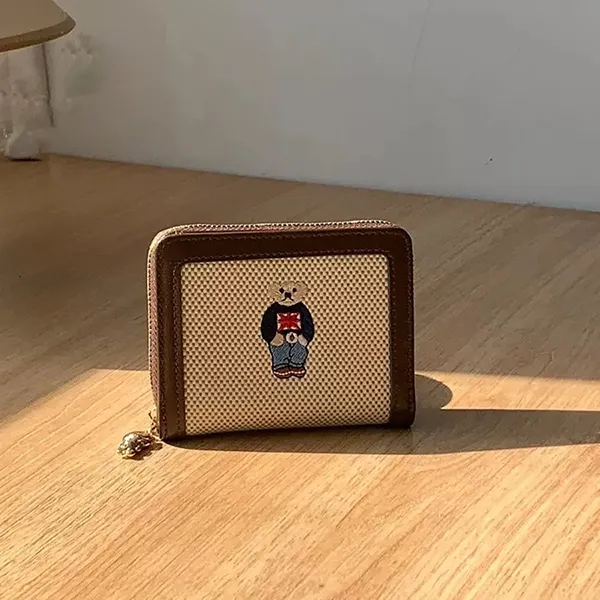 Ví Nữ Beibaobao S8506 2000214250114 Màu Trắng Nâu