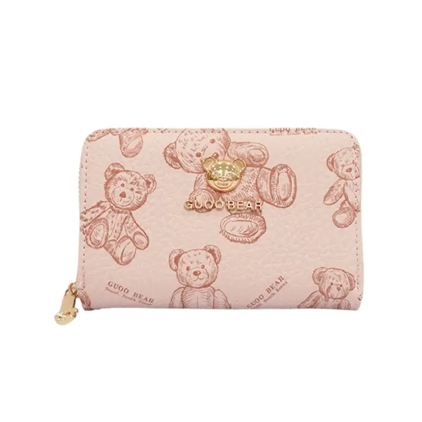 Ví Nữ Guoo Bear GO-2016-2900 Màu Hồng Size M