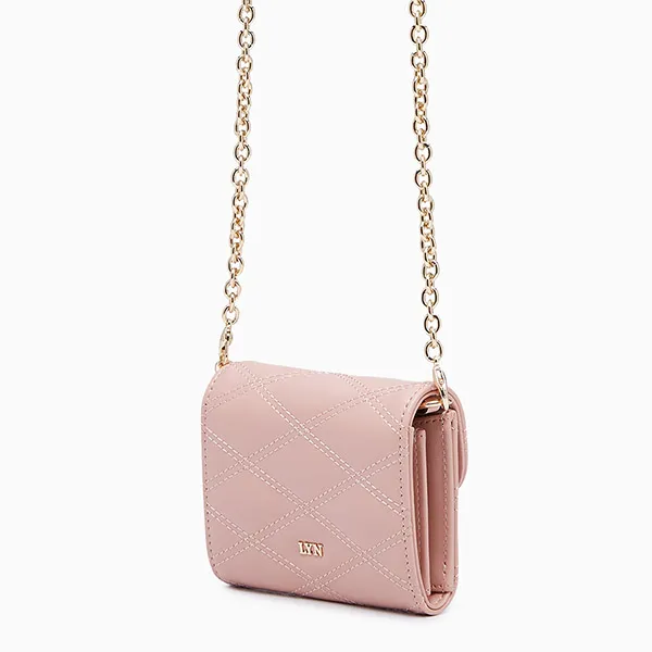 Ví Nữ Lyn Barley Short Wallet On Chain - Pink L26CWWA020 Màu Hồng