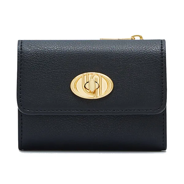 Ví Nữ Lyn Blondie Infinite Tri-F Short Wallet - Black L26CWWA014 Màu Đen