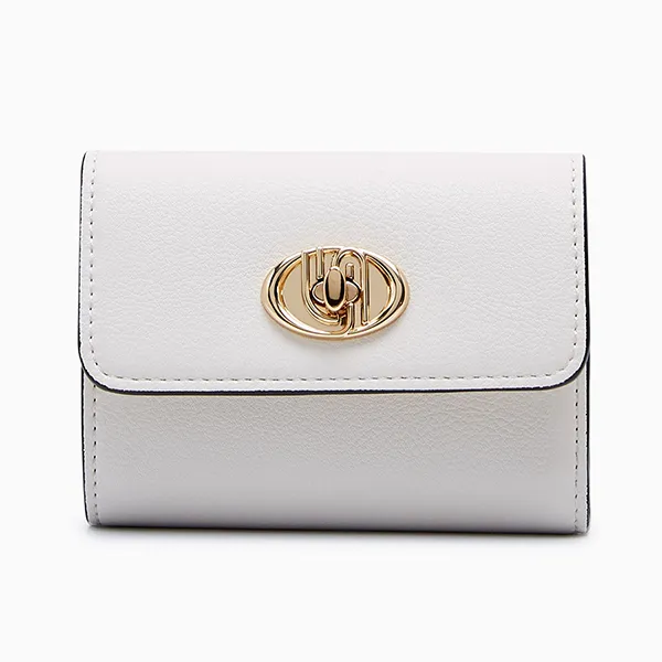 Ví Nữ Lyn Blondie Infinite Tri-F Short Wallet - Ivory L26CWWA014 Màu Trắng Kem