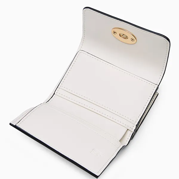 Ví Nữ Lyn Blondie Infinite Tri-F Short Wallet - Ivory L26CWWA014 Màu Trắng Kem