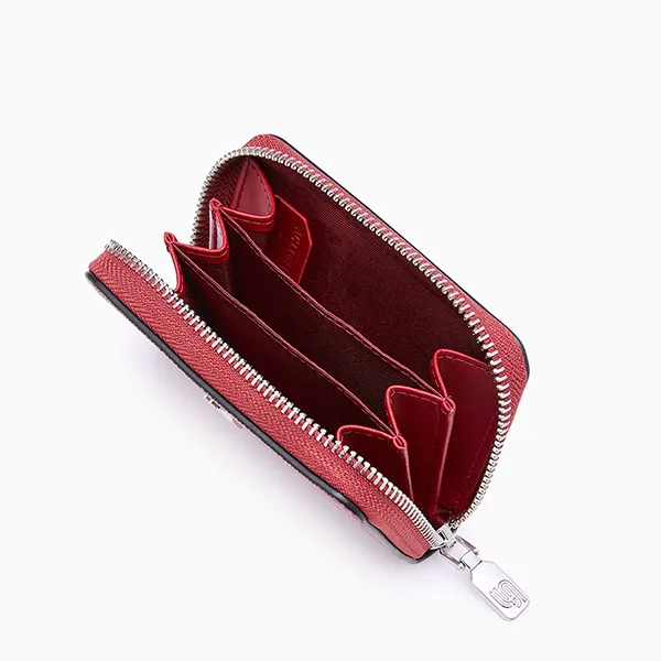 Ví Nữ Lyn Cleona Infinite Zip Short Wallet - Red L26SWWA001 Màu Đỏ