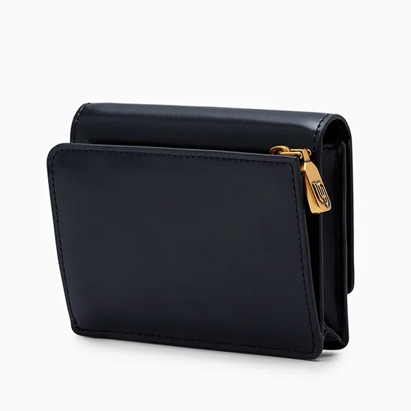 Ví Nữ Lyn Gem Infinite Zip Short Wallet - Black L26CWWA005 Màu Đen