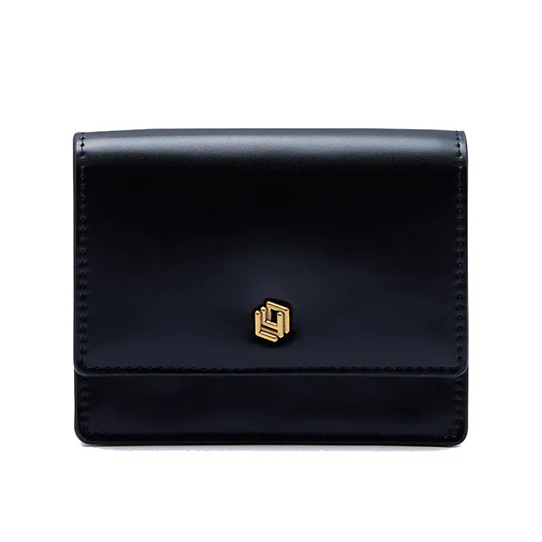 Ví Nữ Lyn Gem Infinite Zip Short Wallet - Black L26CWWA005 Màu Đen