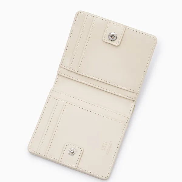 Ví Nữ Lyn Jardin Compack Wallet - Ivory L26CWWC003 Màu Kem