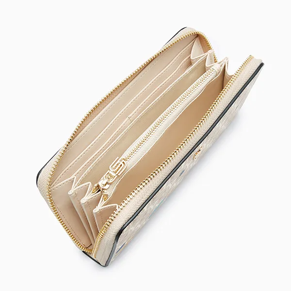 Ví Nữ Lyn Nova Infinite Long Wallet Long Wallet - Printed Beige L26CWWA006 Màu Be Nhạt