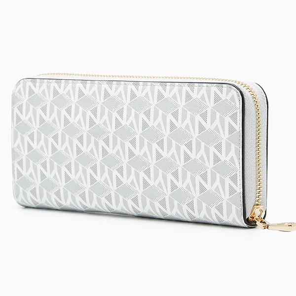 Ví Nữ Lyn Nova Infinite Long Wallet Long Wallet - Printed White L26CWWA006 Màu Trắng Xám