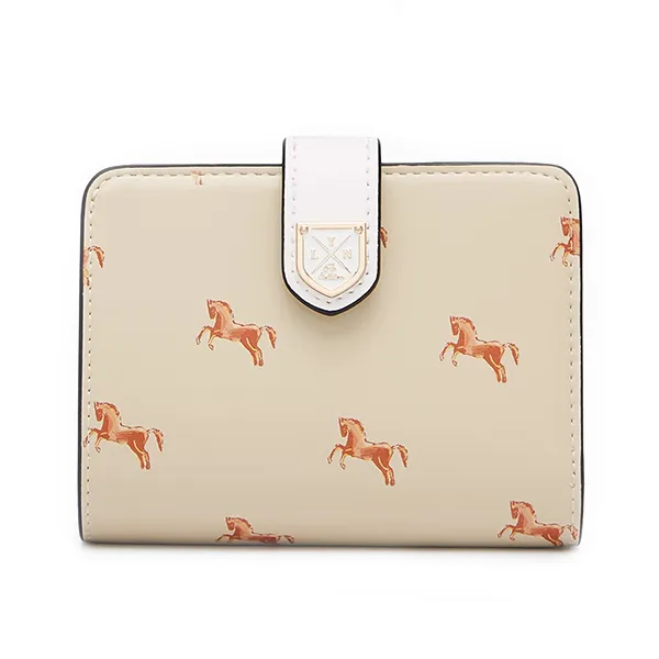Ví Nữ Lyn Re-Edit Mustang Wallet - Printed Beige L26CWWA021 Màu Be Nhạt