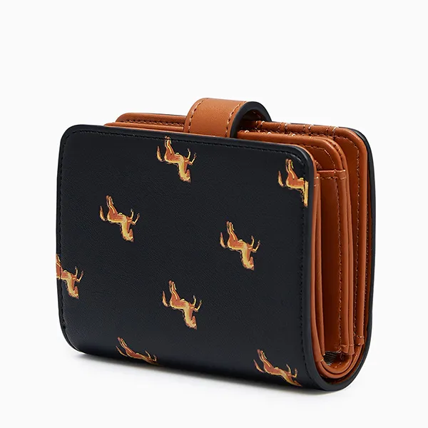 Ví Nữ Lyn Re-Edit Mustang Wallet - Printed Black L26CWWA021 Màu Đen