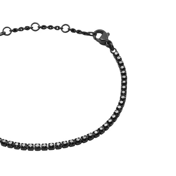 Vòng Đeo Tay Daniel Wellington Black Crystal Tennis Bracelet Màu Đen