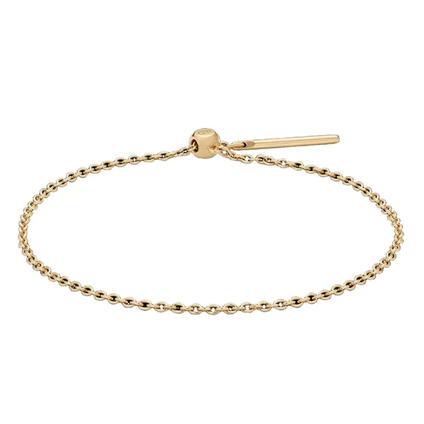 Vòng Đeo Tay Daniel Wellington Charm Chain Bracelet Gold DW00400393 Màu Vàng Gold