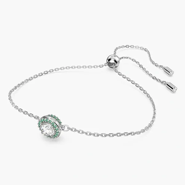 Vòng Đeo Tay Nữ Swarovski Constella Bracelet 5639903 Màu Xanh Bạc