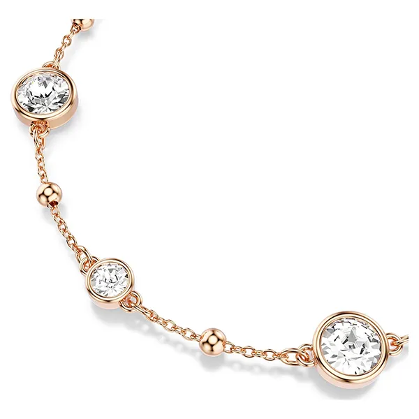 Vòng Đeo Tay Nữ Swarovski Imber bracelet Round Cut, White, Rose gold-tone Plated 5730677 Màu Vàng Hồng