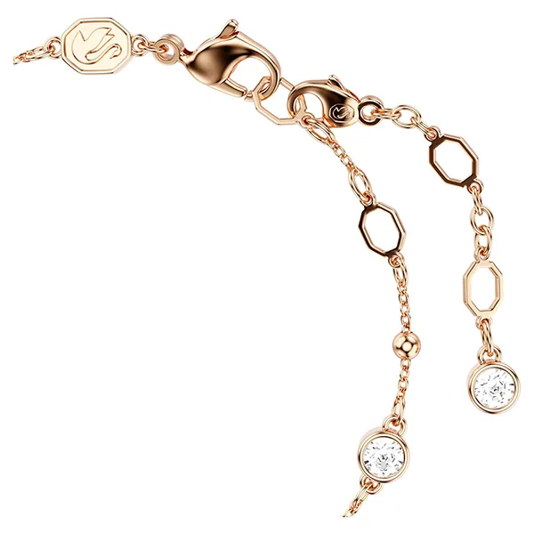 Vòng Đeo Tay Nữ Swarovski Imber bracelet Round Cut, White, Rose gold-tone Plated 5730677 Màu Vàng Hồng