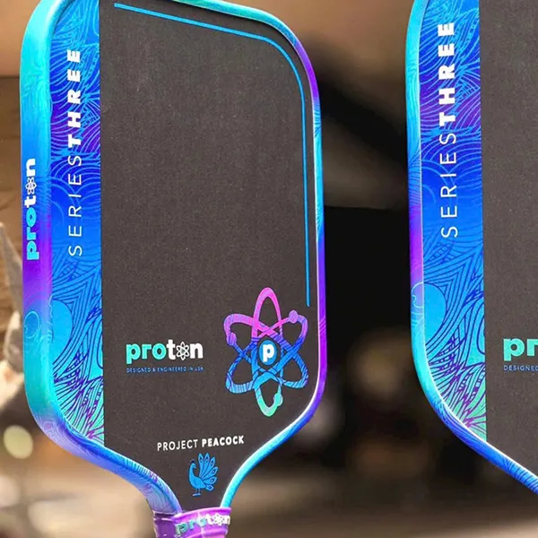 Vợt Pickleball Proton Series 3 Project Peacock Aurora Version Màu Xanh Đen Size 15mm