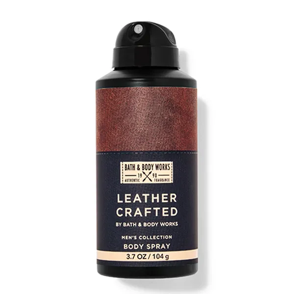 Xịt Thơm Toàn Thân Nam Bath & Body Works Men's Body Spray Leather Crafted 104g