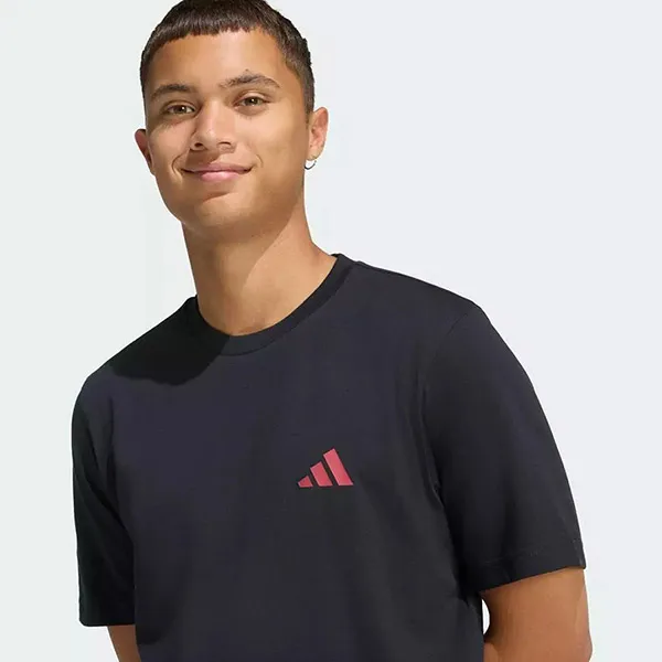 Áo Thun Nam Adidas Graphic I Like The Stripes JZ5024 Tshirt Màu Đen Size S