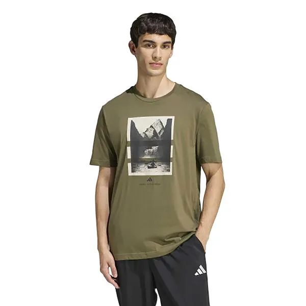 Áo Thun Nam Adidas Outdoor Kayaking T-Shirt KB2540 Màu Xanh Olive Size XS