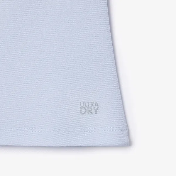 Áo Ba Lỗ Nữ Lacoste Women's Slim Fit Ultra Dry Sleeveless Tennis Polo PF7437 51 X1J Màu Xanh Nhạt