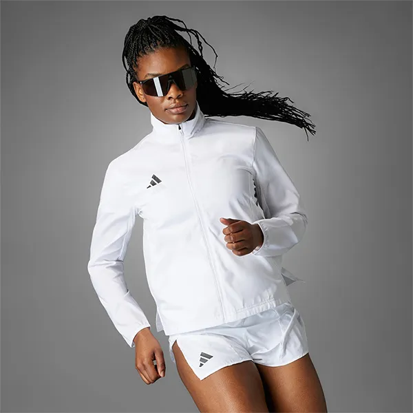 Áo Khoác Nữ Adidas Adizero Essentials Running Jacket IT7596 Màu Trắng Size M
