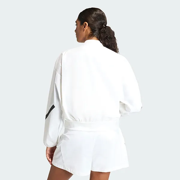 Áo Khoác Bomber Nữ Adidas Z.N.E. Woven KD8507 Màu Trắng Size XS