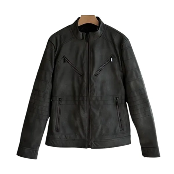 Áo Khoác Da Nam Karl Lagerfeld Jacket F0202 - CHA Màu Ghi Đậm Size M