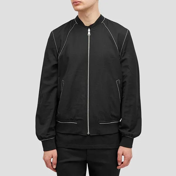 Áo Khoác Hai Mặt Alexander McQueen Reversible Harness Bomber In Black 792076 QUAAG 1000 Màu Đen Size 46