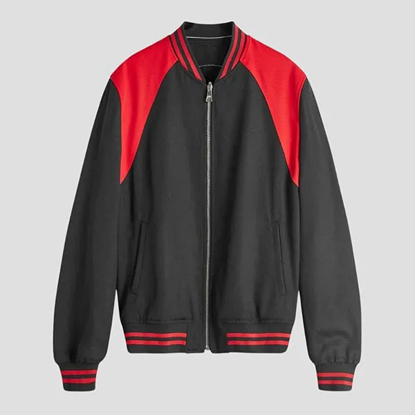 Áo Khoác Hai Mặt Alexander McQueen Reversible Harness Bomber In Black 792076 QUAAG 1000 Màu Đen Size 46