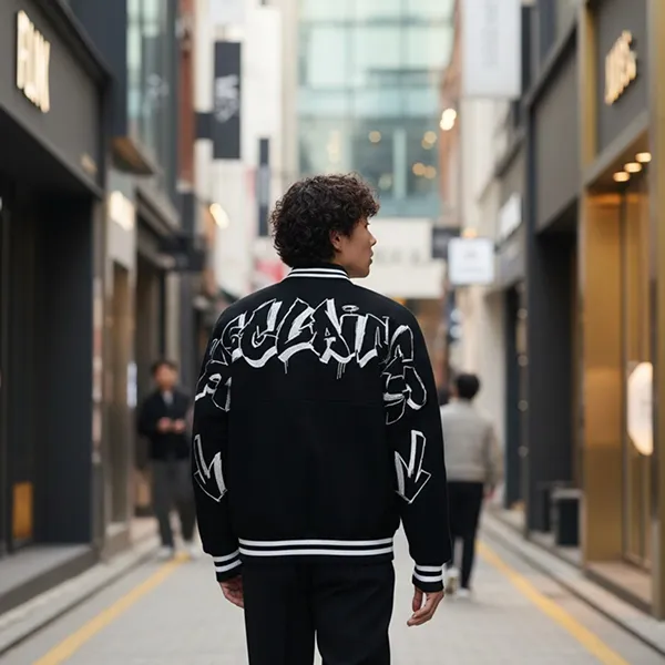 Áo Khoác Nam Disclaimer 24IDS54506 Màu Đen Size XS