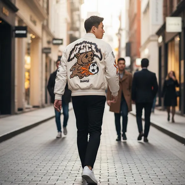 Áo Khoác Nam Disclaimer 24IDS54586LATTE Màu Trắng Size S