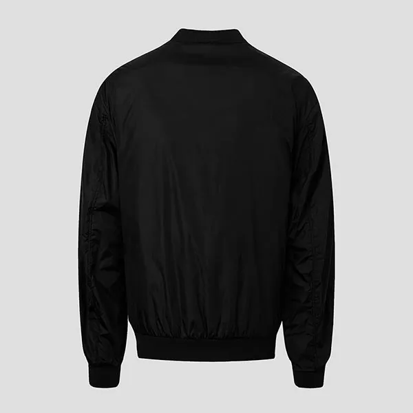 Áo Khoác Nam Dolce & Gabbana D&G Logo Plaque Black Nylon Bomber Jacket G9ABPT G7F2J N0000 Màu Đen Size 46