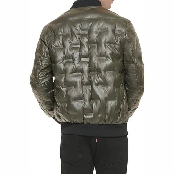 Áo Khoác Nam Guess AP219 - OLV Bomber Jacket Màu Xanh Rêu Size M