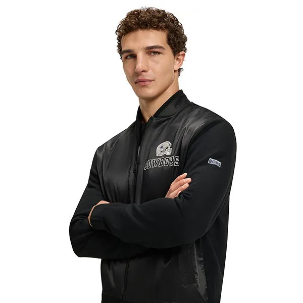 Áo Khoác Nam Hugo Boss Bomber Dallas Cowboys 50557555 Màu Đen Size S