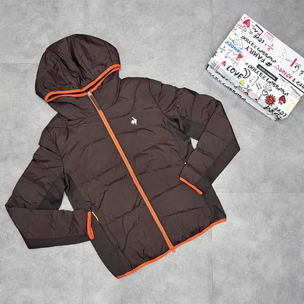 Áo Khoác Nam Le Coq Sportif Jacket L25MCNCJD01P1400 Màu Nâu Size S