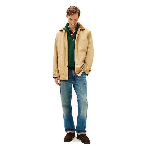 Áo Khoác Nam Tommy Hilfiger XM05677 - 252 Màu Be Size XS