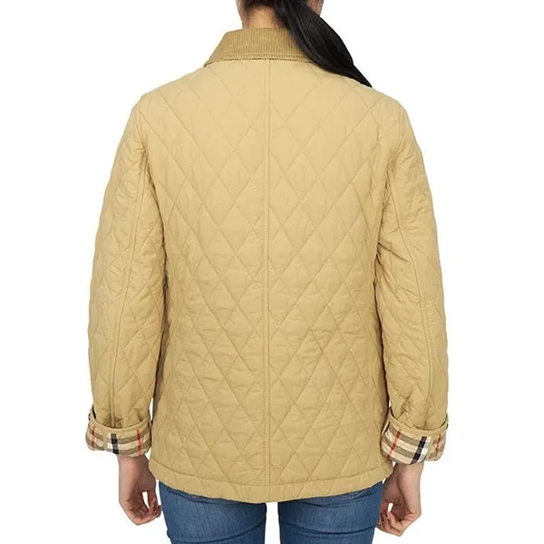 Áo Khoác Nữ Burberry Women's Quilted Jacket Ww Tal 8097996 C1544 123520286 Màu Be Size M