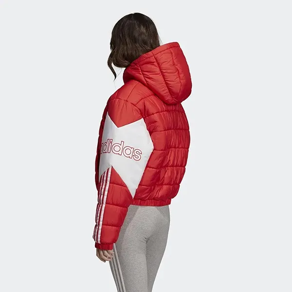 Áo Khoác Phao Nữ Adidas Adidas Shamrock Originals FK1938 Màu Đỏ Size 34