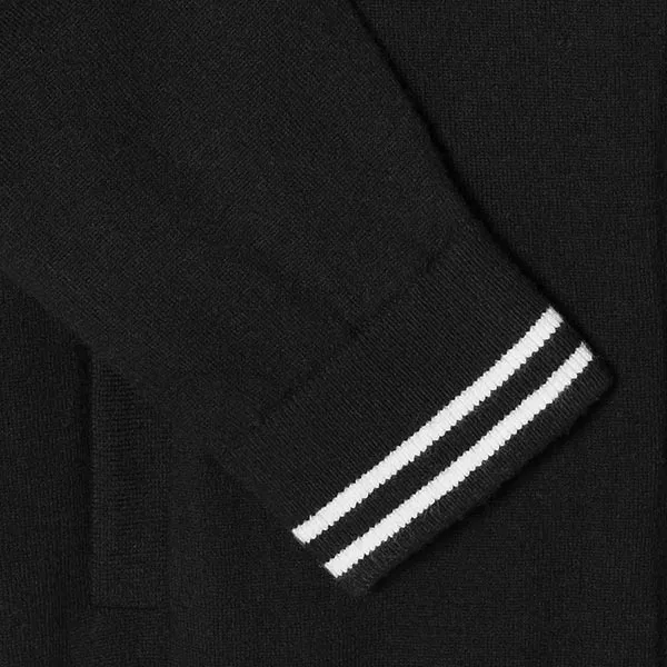 Áo Len Nam Lacoste High-neck Zip-up Sweater AH921E - 031 Màu Đen Size 4