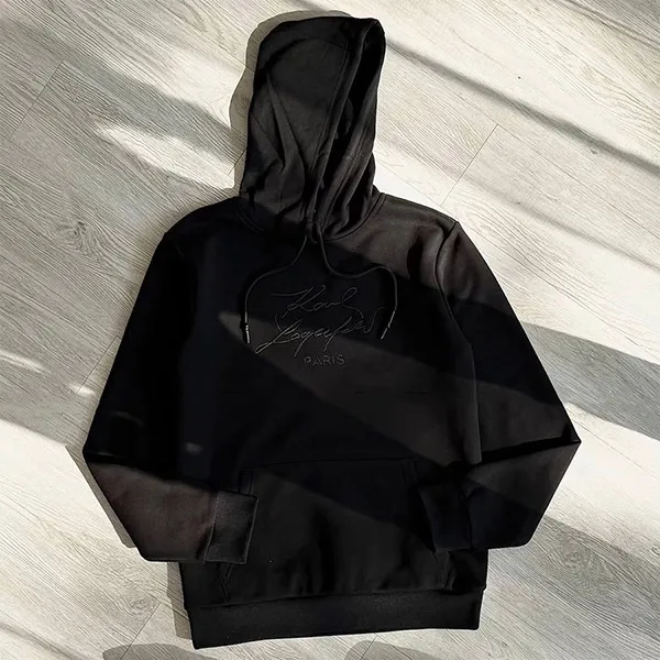 Áo Nỉ Nam Karl Lagerfeld Hoodie K4054 - BLK Màu Đen Size S