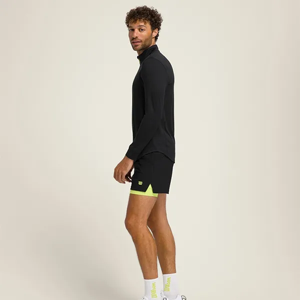 Áo Nỉ Nam Wilson Everyday Performance Half-Zip 305431 - BKA Màu Đen Size L