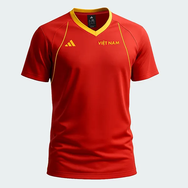 Áo Phông Nam Adidas Vietnam Celebration Tee KX0842 Sportswear Màu Đỏ Size XS