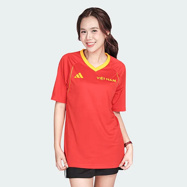Áo Phông Nam Adidas Vietnam Celebration Tee KX0842 Sportswear Màu Đỏ Size XS