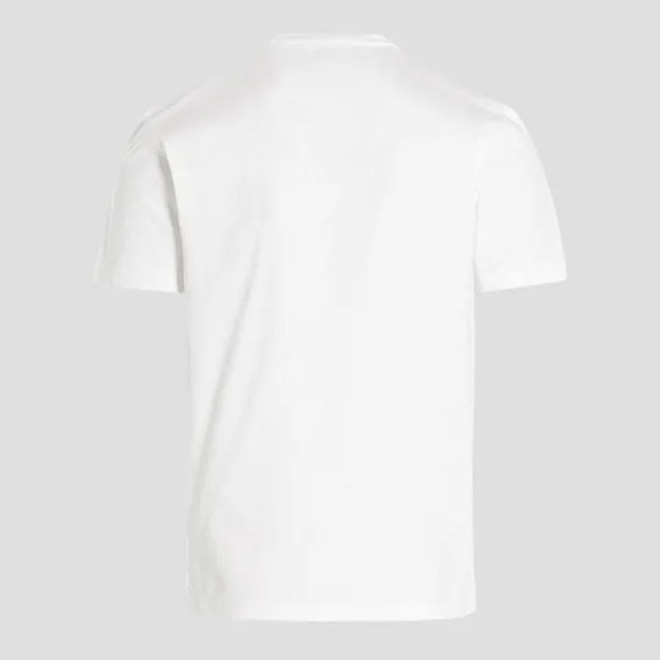 Áo Phông Nam Dsquared2 Eyes On Hand Tee In White/Red S74GD1034 S23009 100 Tshirt Màu Trắng Size XS