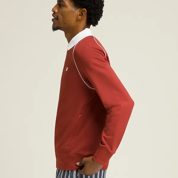 Áo Polo Dài Tay Nam Wilson Sweatshirt 441511 - RDL Màu Đỏ Size M