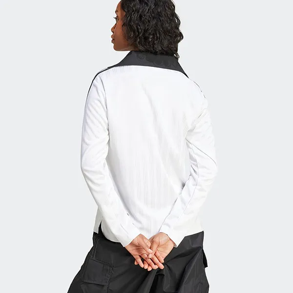 Áo Polo Dài Tay Nữ Adidas V-Neck Long Sleeve Tee W White JD2605 Màu Trắng Size L (Form Á)